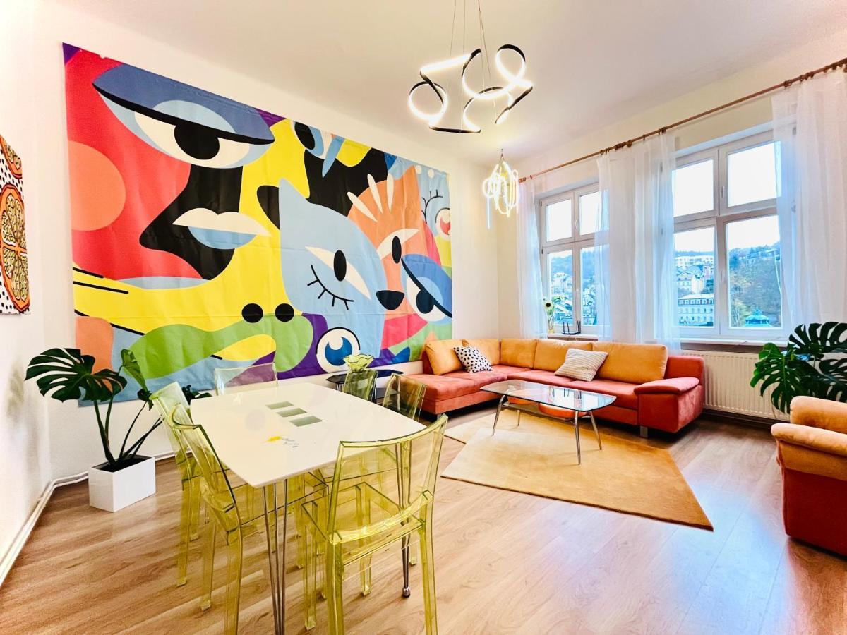 Sunny City - Apartment In Spa Zone With Private Garage Karlovy Vary Dış mekan fotoğraf